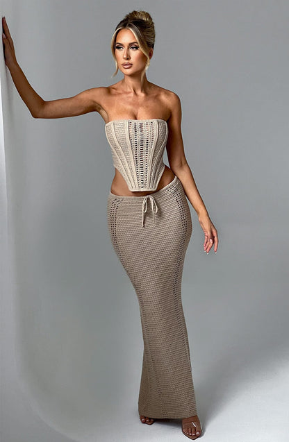 Chayenne Maxi Etek - Bej