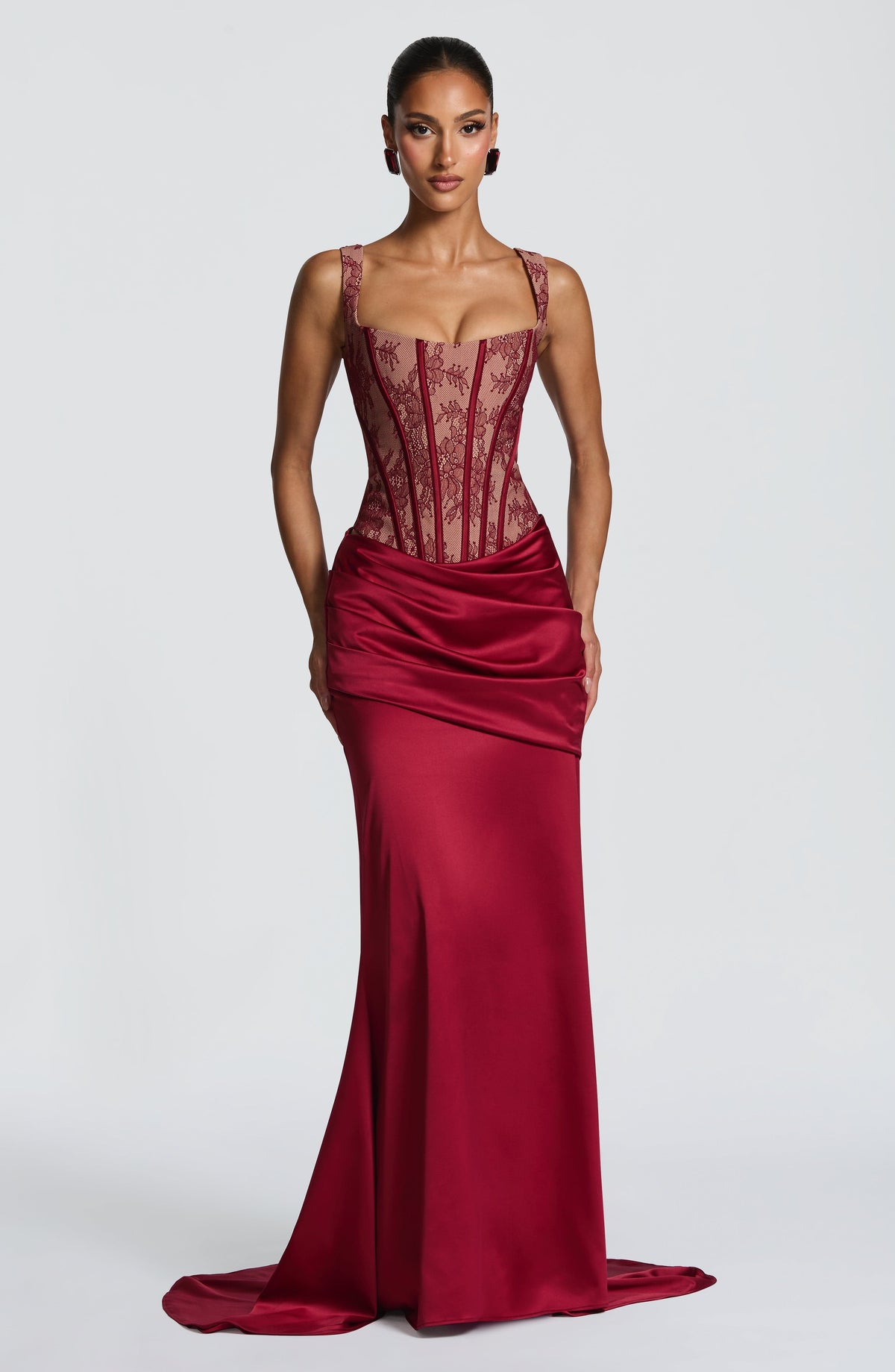 Claudette Maxi Etek - Bordo
