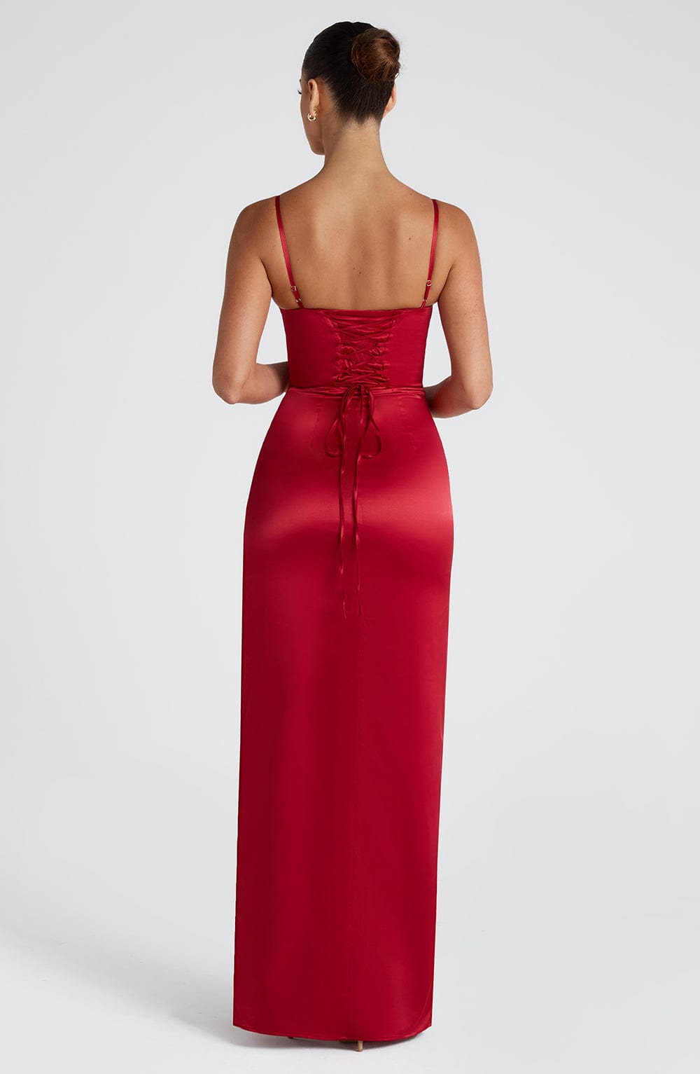 Clementine Maxi Elbise - Kırmızı