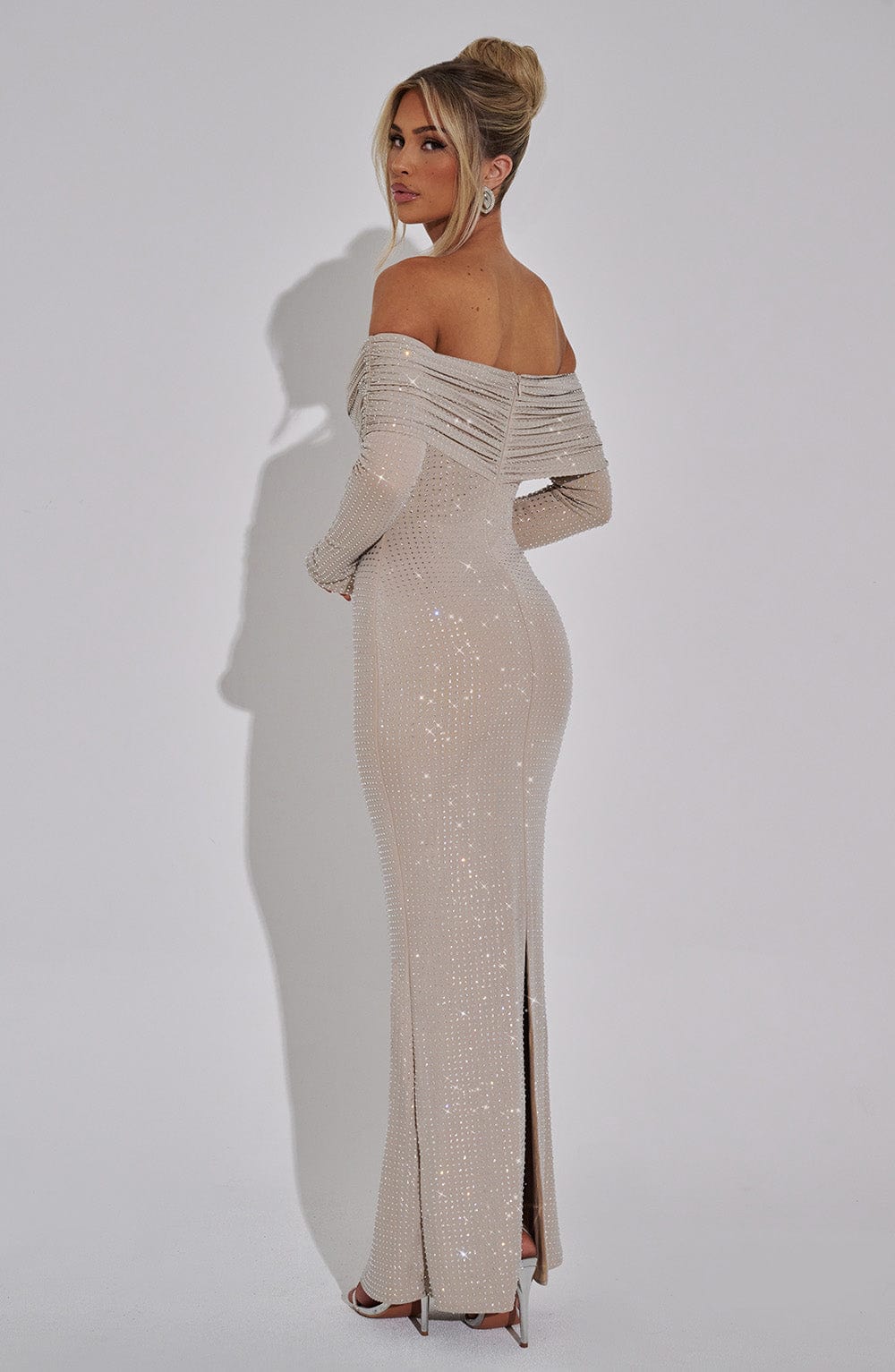 Cyprus Maxi Elbise - Nude