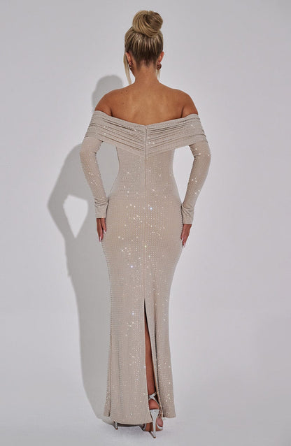 Cyprus Maxi Elbise - Nude
