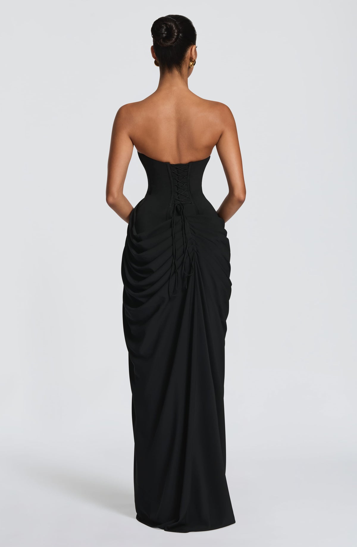 Cyra Maxi Elbise - Siyah
