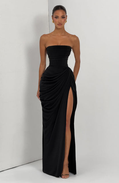 Cyra Maxi Elbise - Siyah