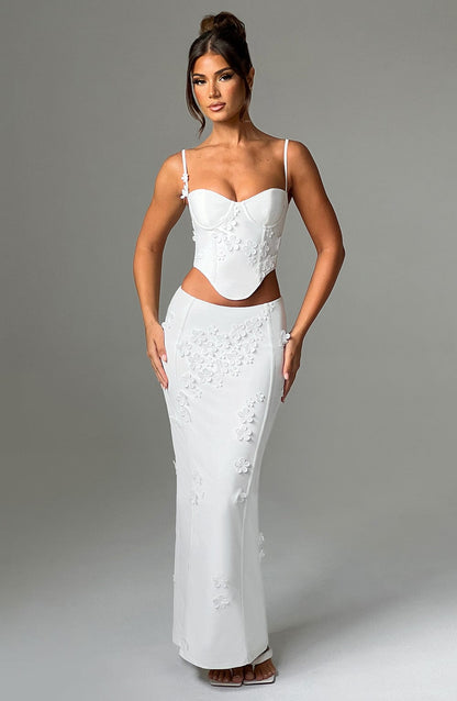 Dalary Maxi Etek - Beyaz