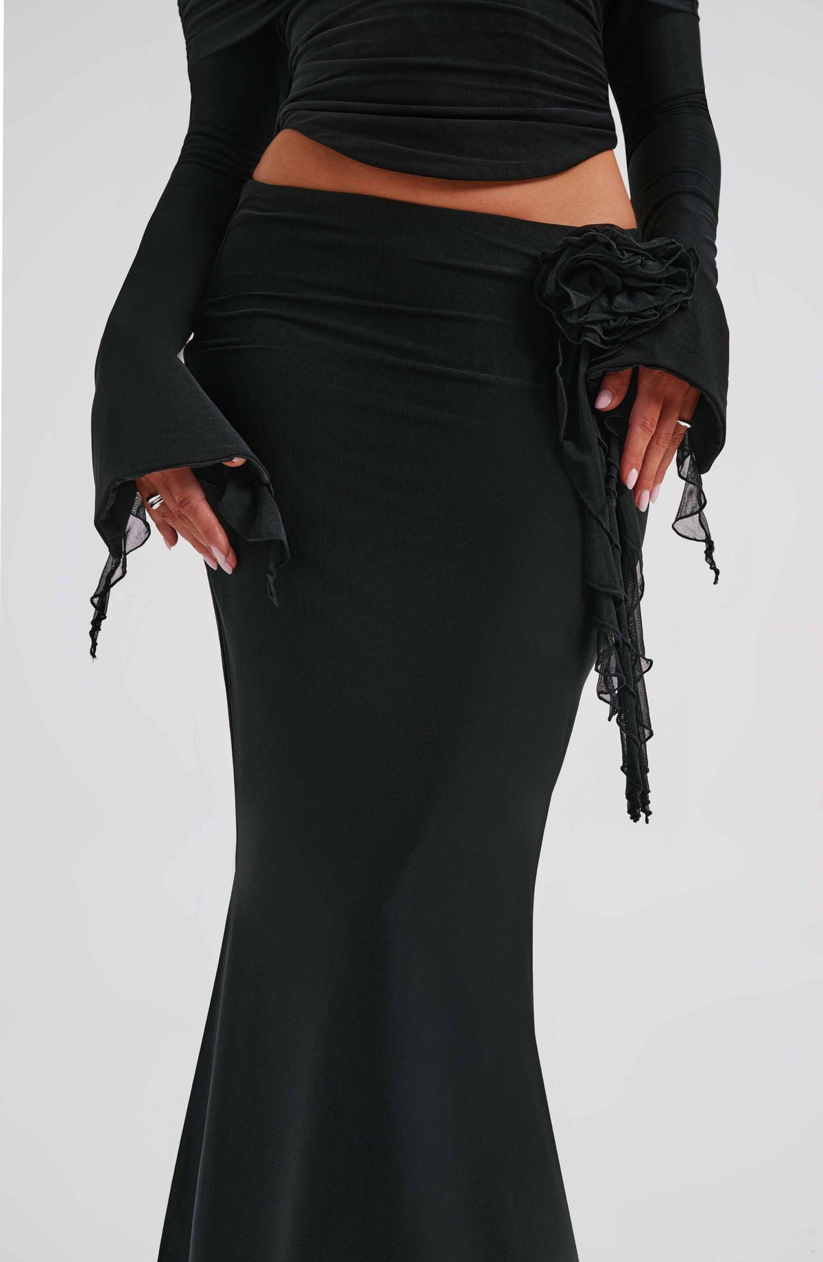 Deema Maxi Etek - Siyah