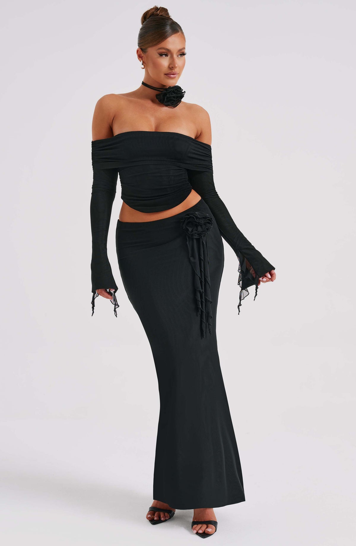 Deema Maxi Etek - Siyah