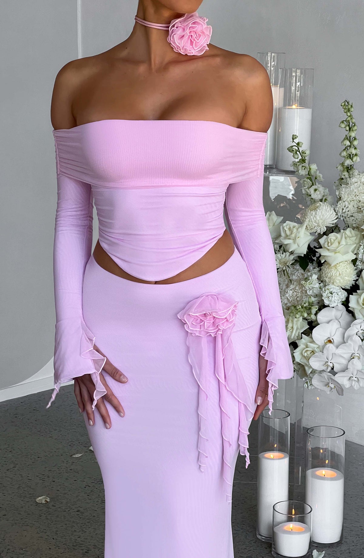 Deema Maxi Etek - Pembe