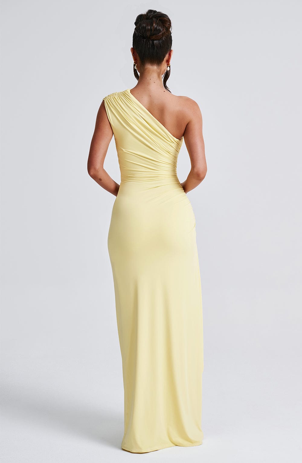 Delaney Maxi Elbise - Limon Sarısı
