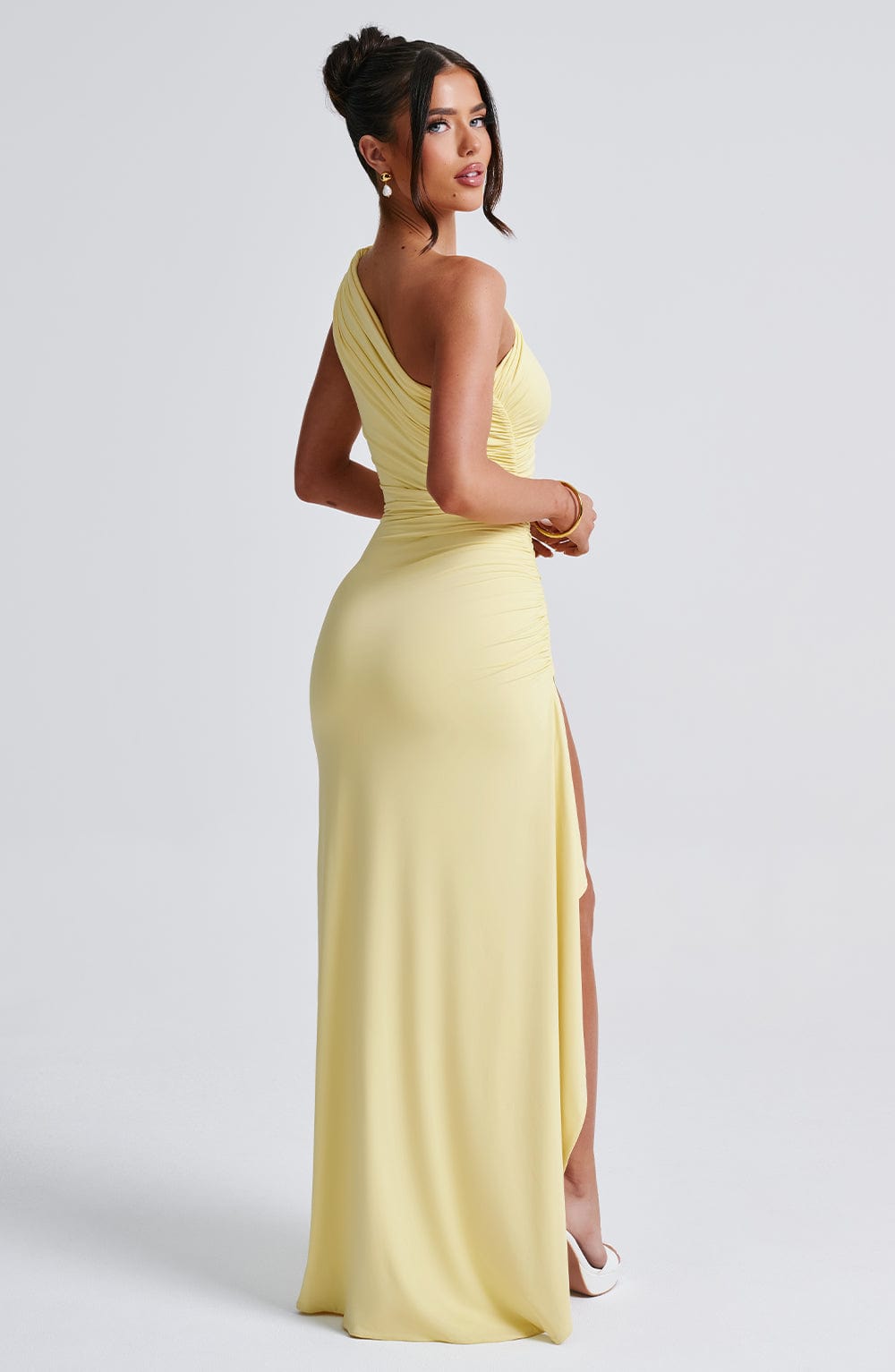 Delaney Maxi Elbise - Limon Sarısı