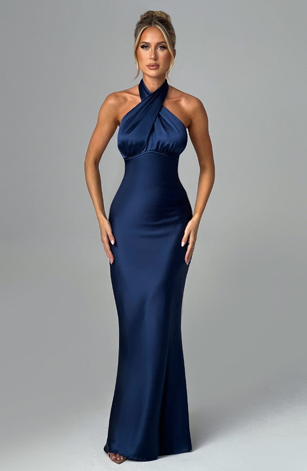 Dimitra Maxi Elbise - Lacivert