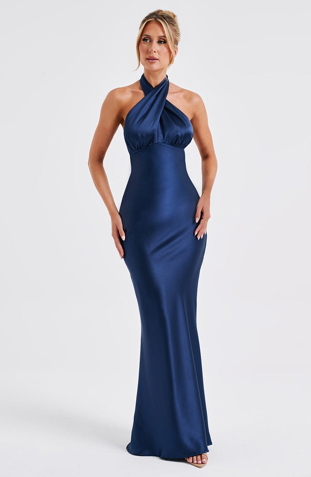 Dimitra Maxi Elbise - Lacivert