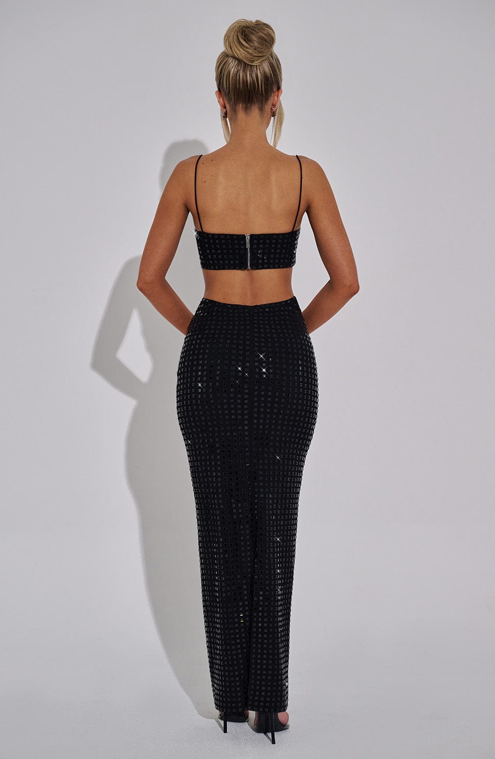 Dimity Maxi Etek - Siyah