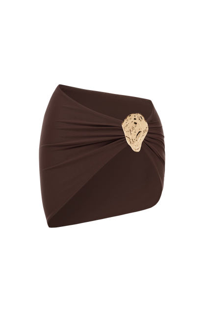 Edie Mini Pareo - Mürdüm Kahve