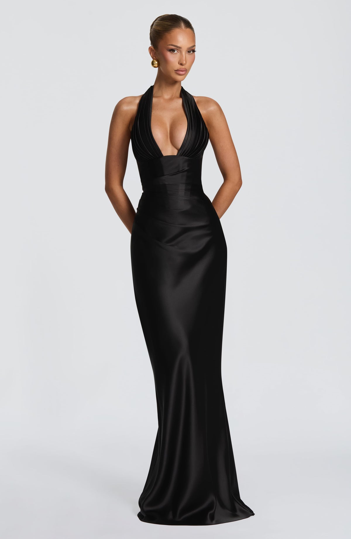 Elowen Maxi Elbise - Siyah