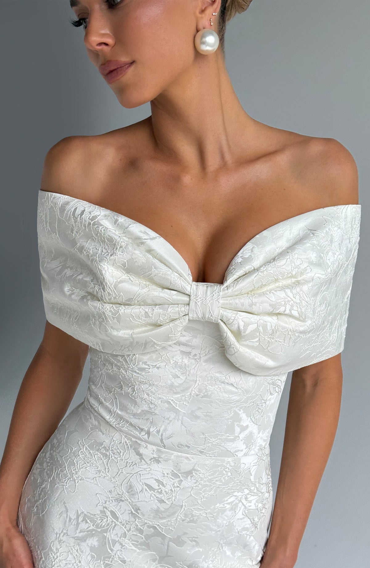 Emberly Maxi Elbise - Fildişi