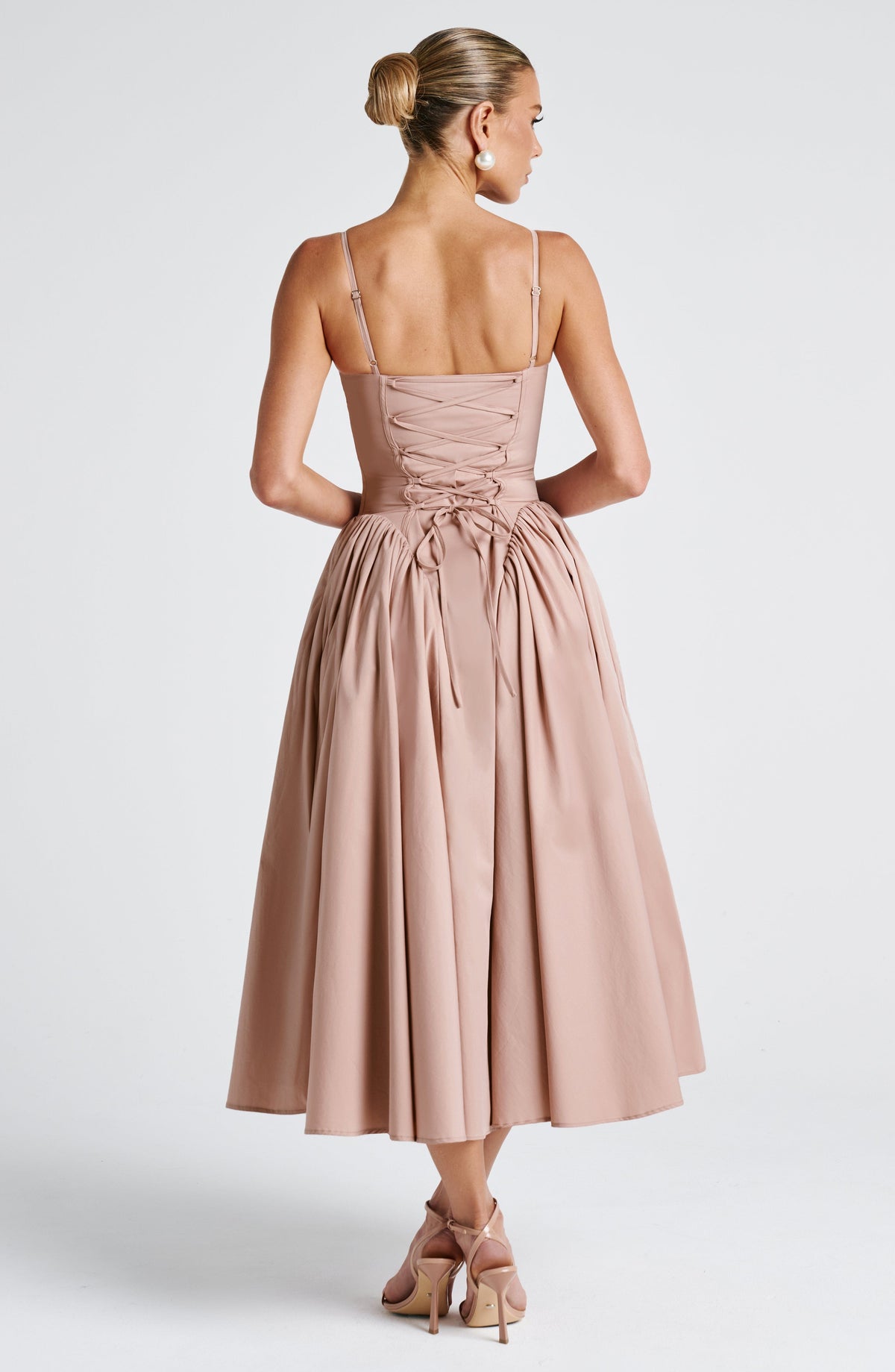 Emerson Midi Elbise - Clay