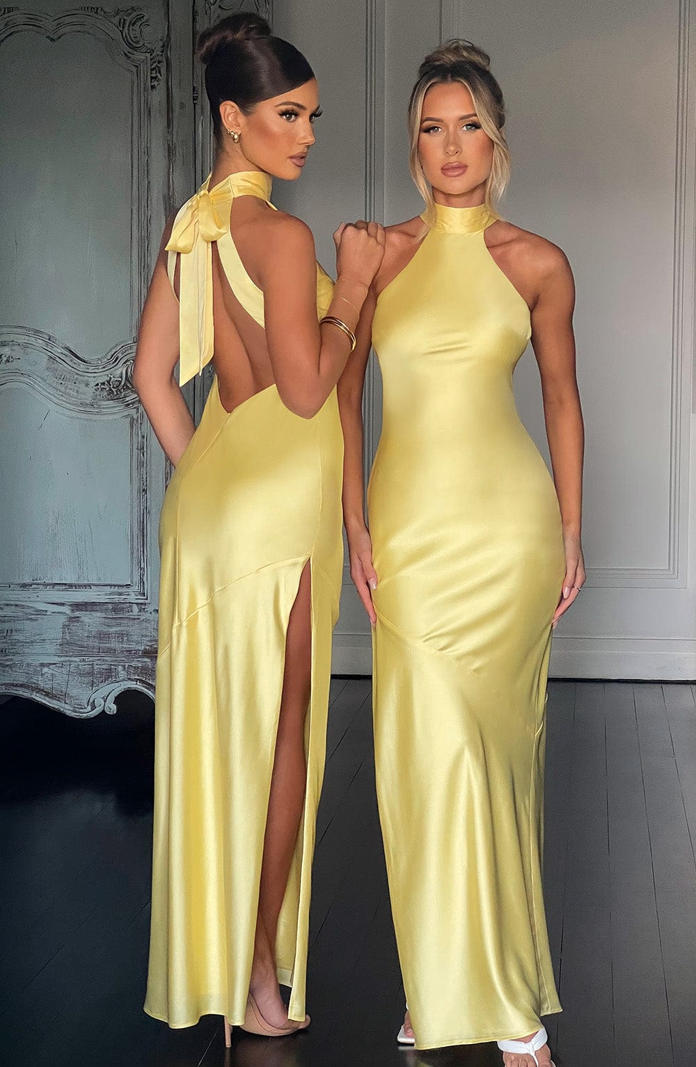 Etta Maxi Elbise - Limon Sarısı
