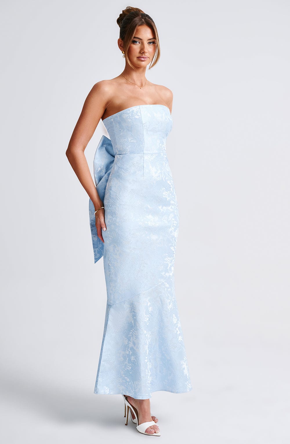 Felicity Maxi Elbise - Mavi