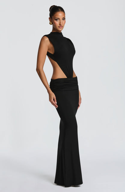 Fenella Maxi Elbise - Siyah