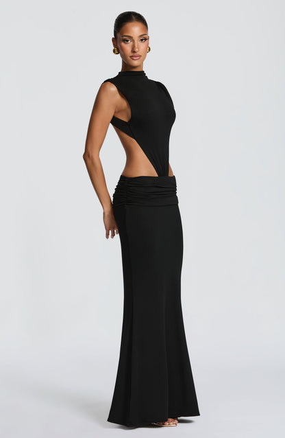 Fenella Maxi Elbise - Siyah