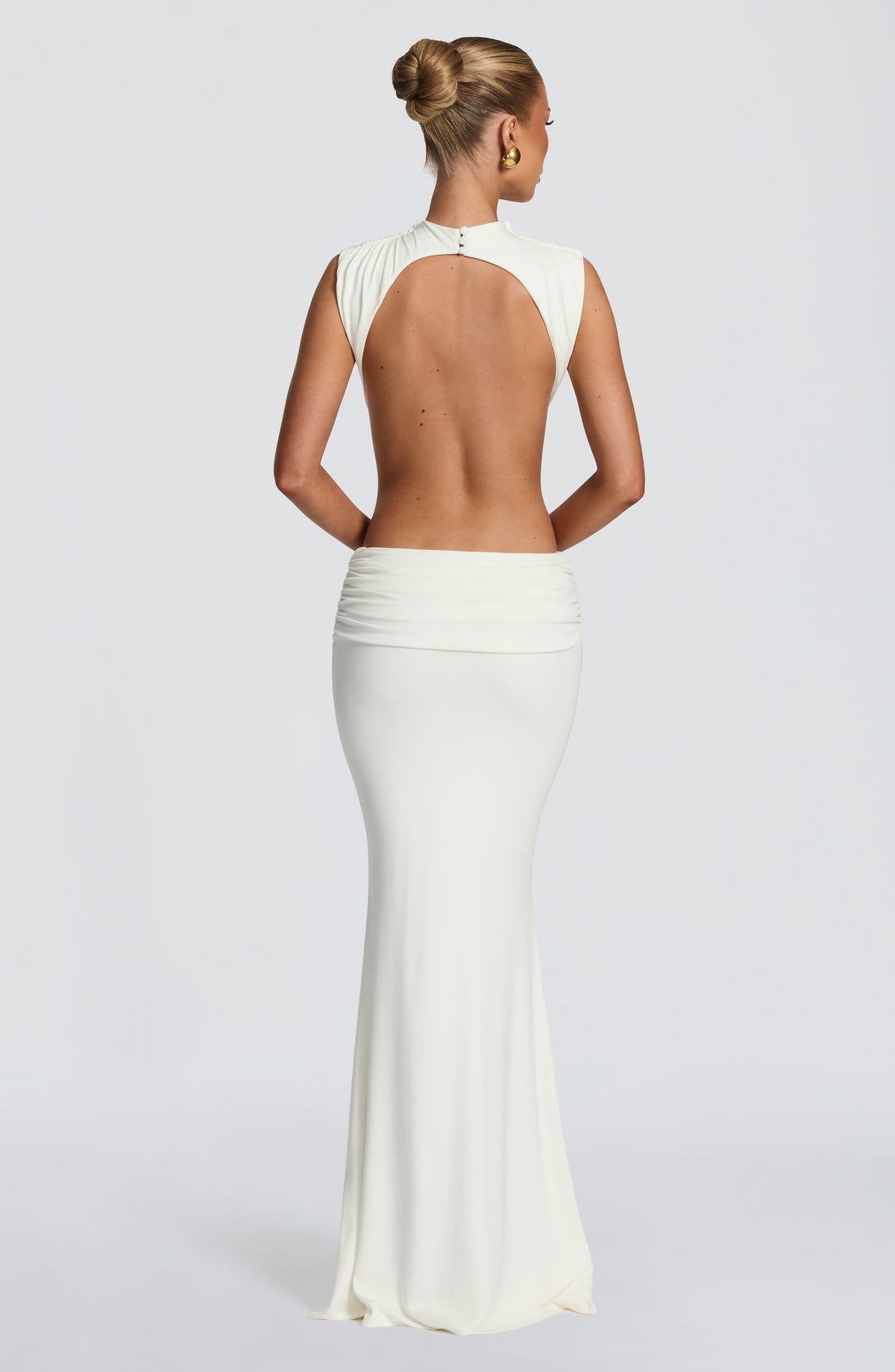 Fenella Maxi Elbise - Fildişi