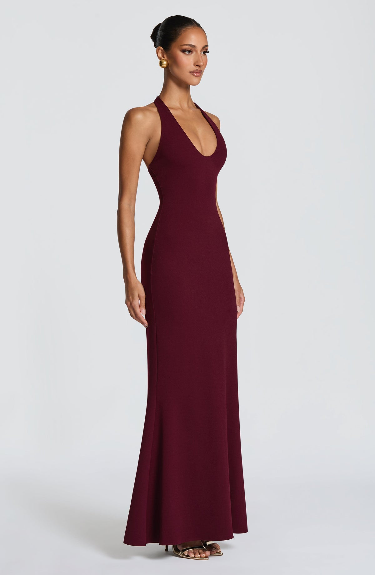 Fern Maxi Elbise - Vişne Çürüğü