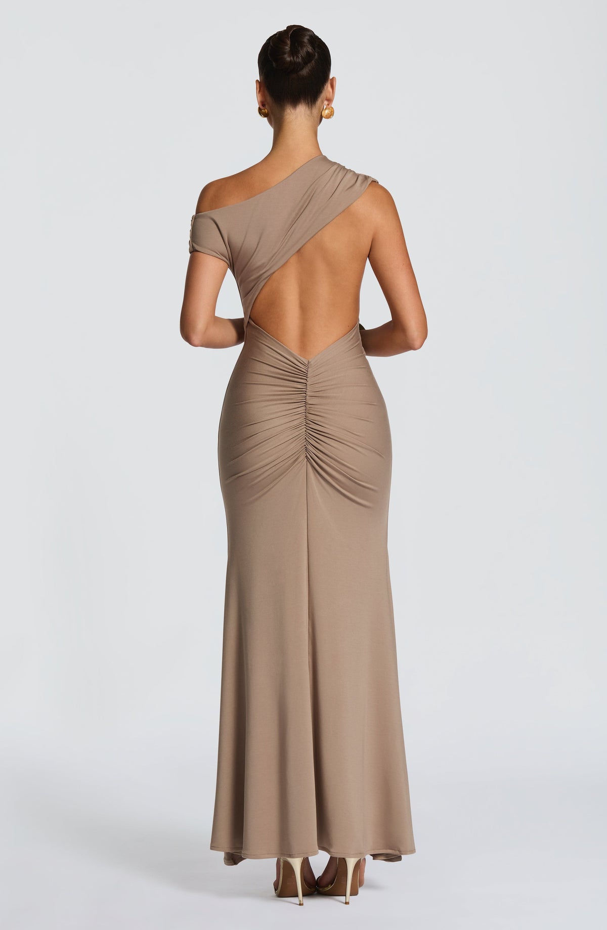 Fiora Maxi Elbise - Taş