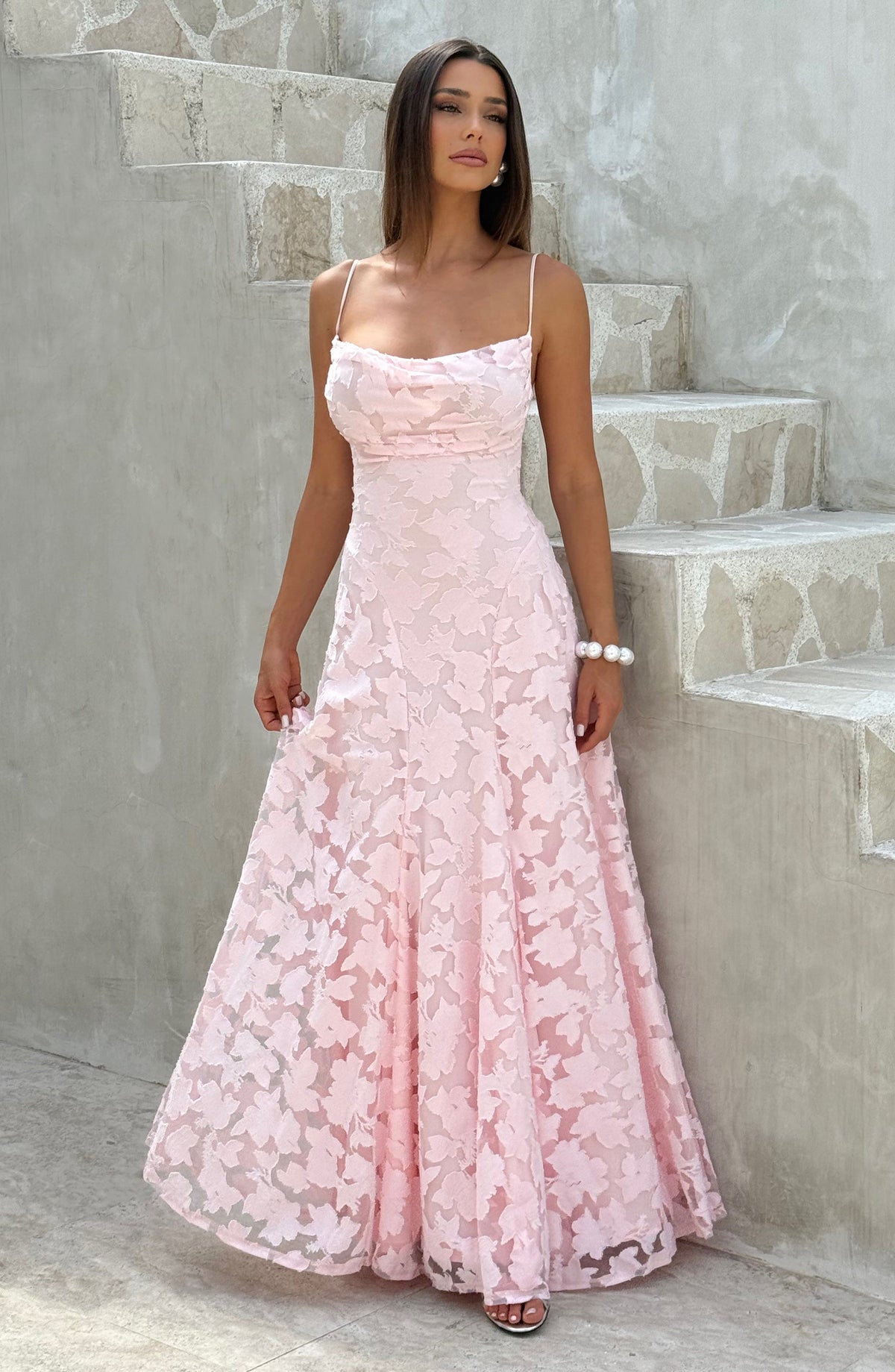 Francis Maxi Elbise - Pudra