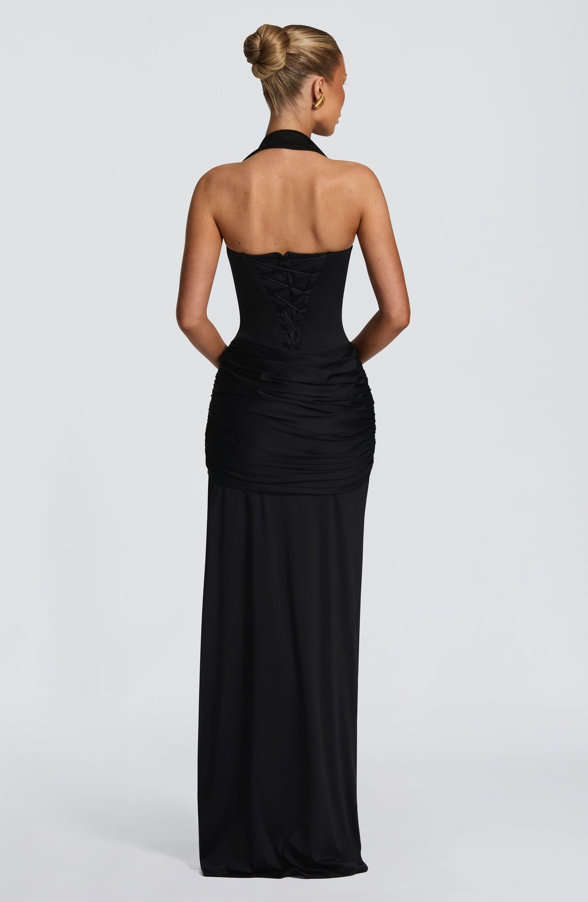 Gia Maxi Elbise - Siyah