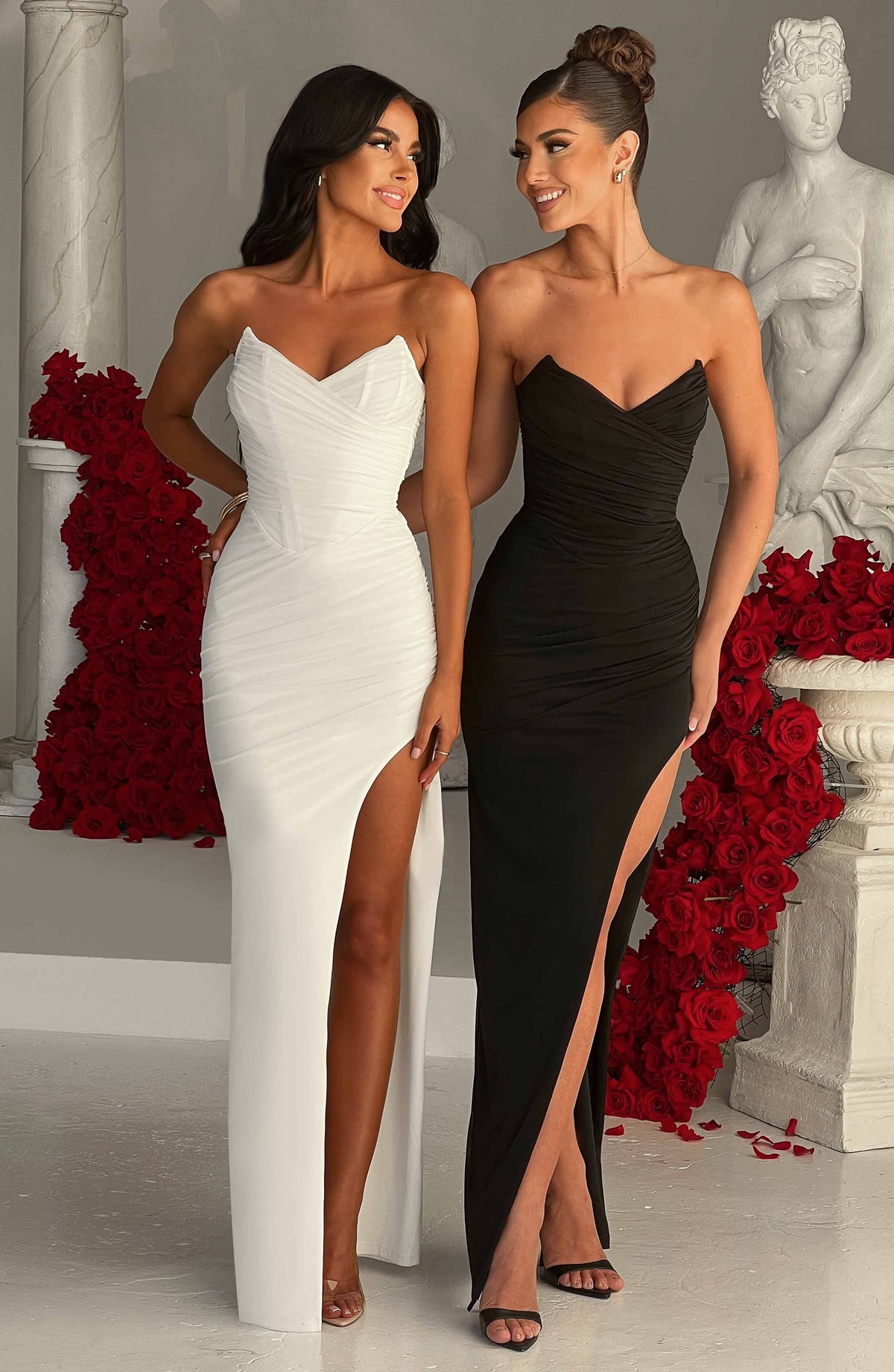 Giovanna Maxi Elbise - Siyah