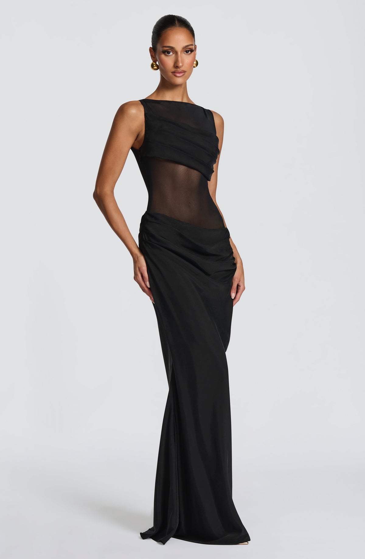 Gracelyn Maxi Elbise - Siyah