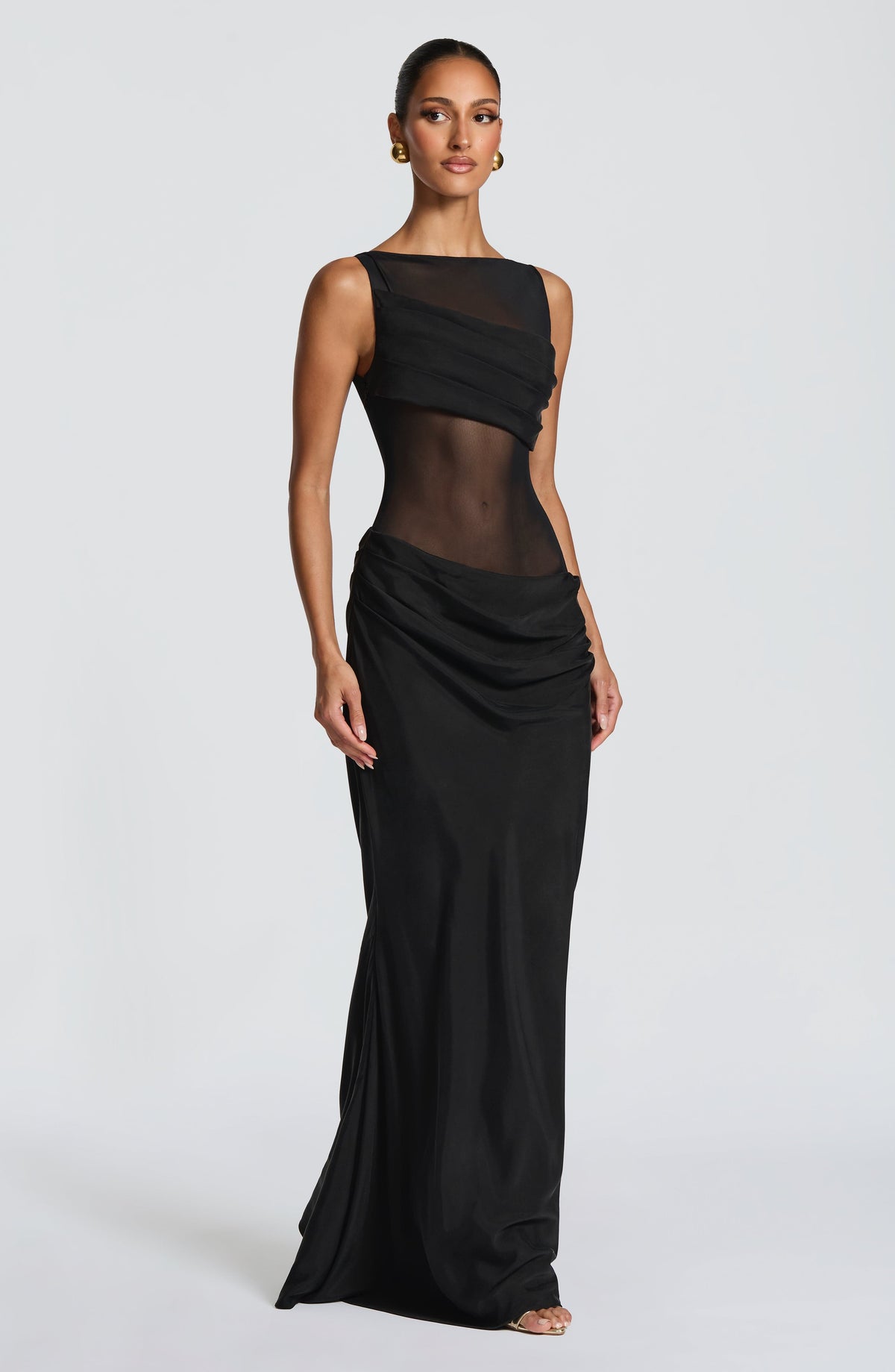 Gracelyn Maxi Elbise - Siyah