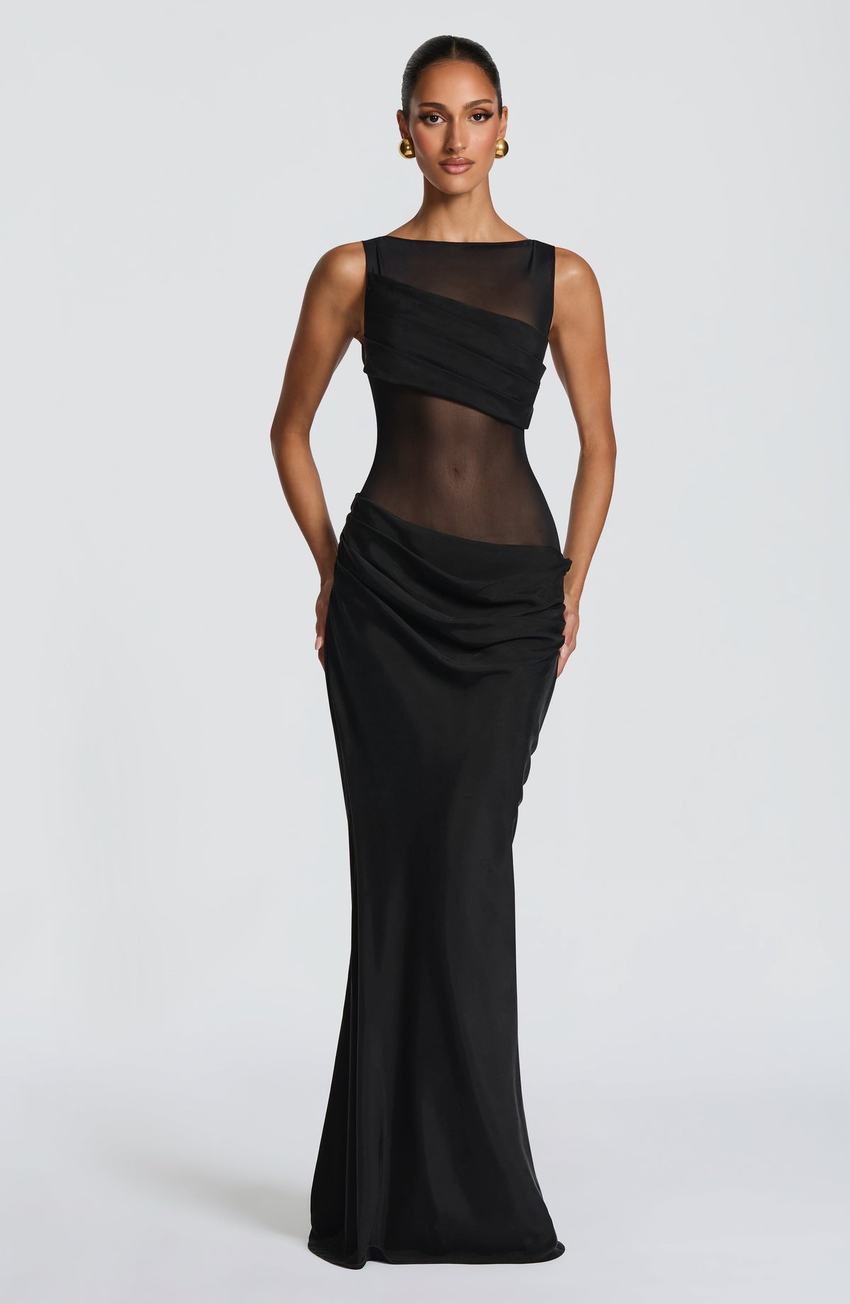 Gracelyn Maxi Elbise - Siyah