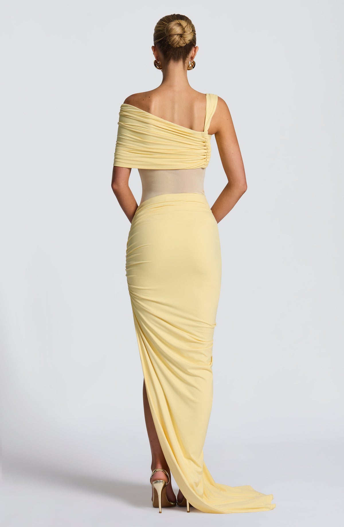 Henrietta Maxi Etek - Limon Sarısı