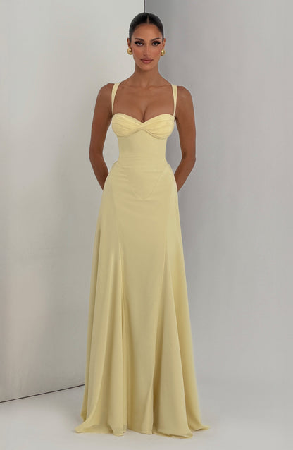Irie Maxi Elbise - Limon Sarısı