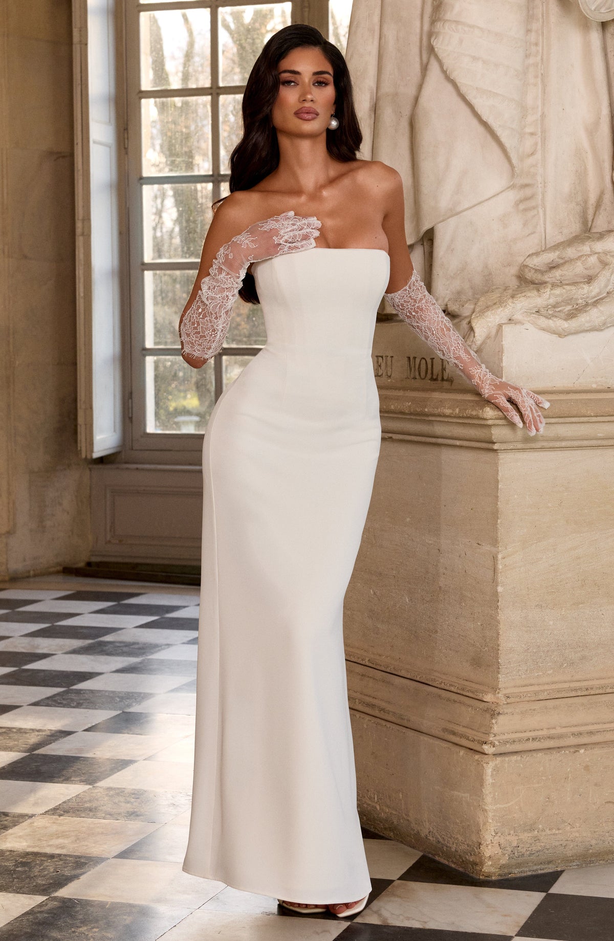 Irmina Maxi Elbise - Fildişi