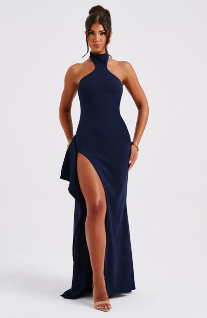 Isadora Maxi Elbise - Lacivert