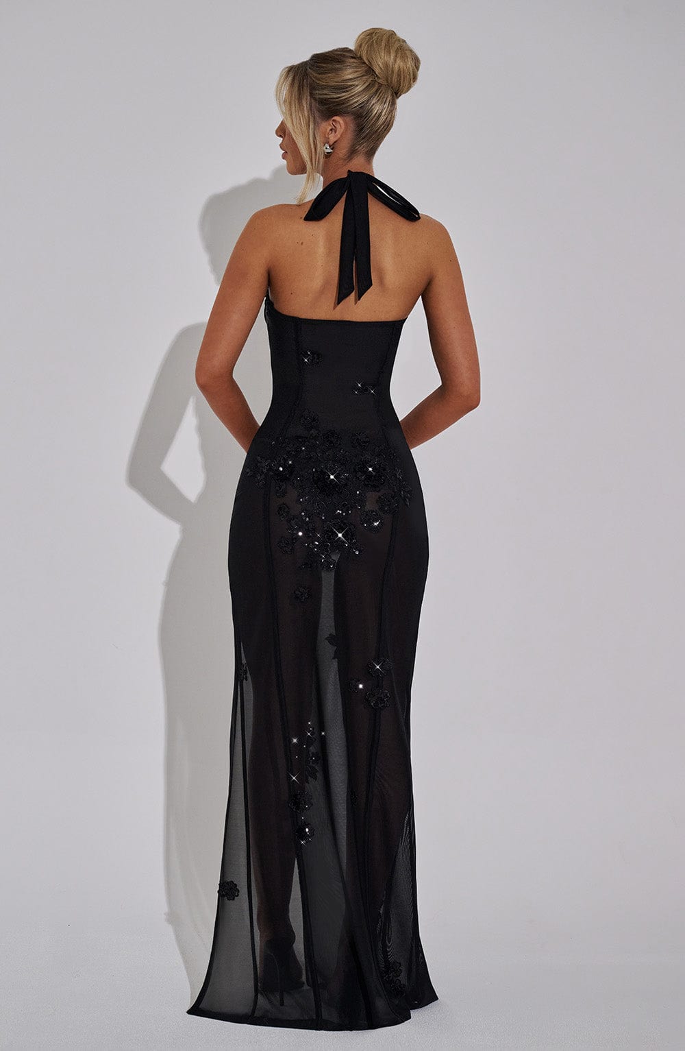 Jacqueline Maxi Elbise - Siyah
