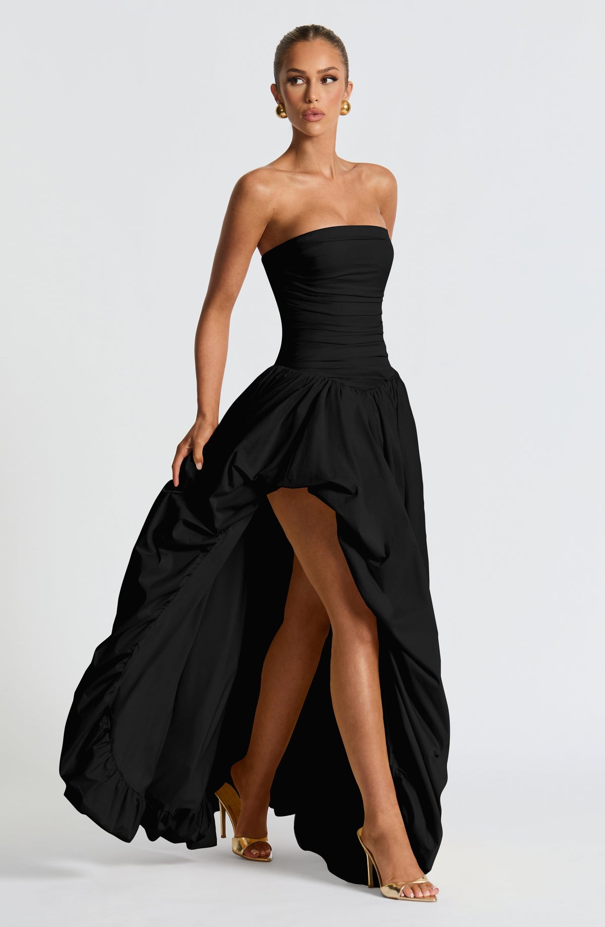 Jillian Maxi Elbise - Siyah