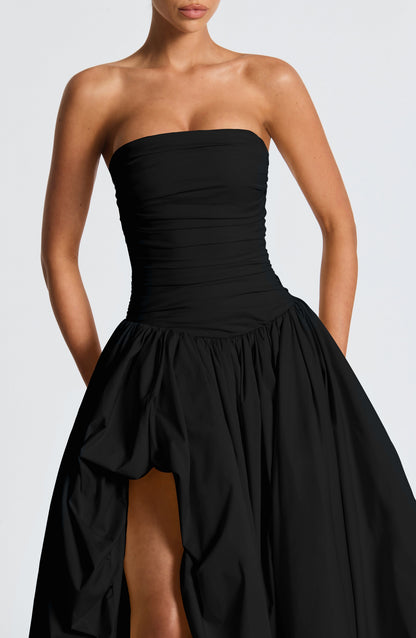 Jillian Maxi Elbise - Siyah