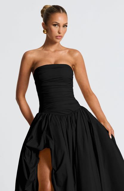 Jillian Maxi Elbise - Siyah