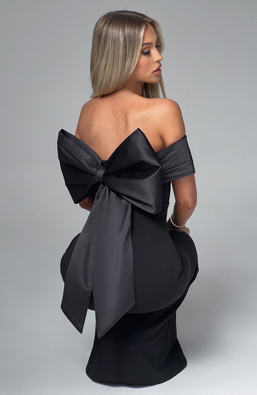 Joanna Maxi Elbise - Siyah