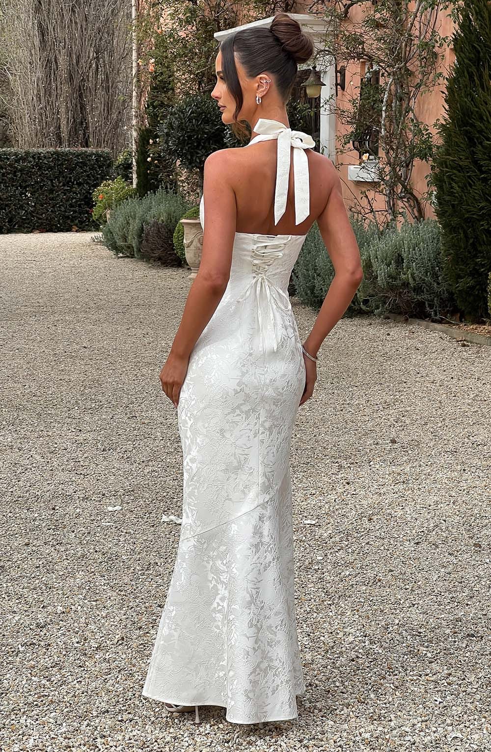 Josephine Maxi Elbise - Fildişi