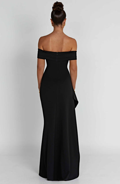 Joyce Maxi Elbise - Siyah