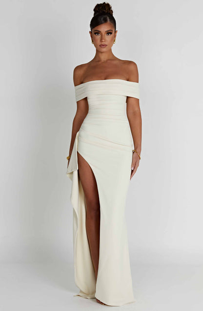 Joyce Maxi Elbise - Fildişi