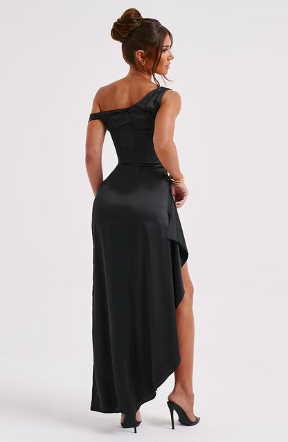 Juliene Maxi Elbise - Siyah