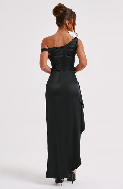 Juliene Maxi Elbise - Siyah