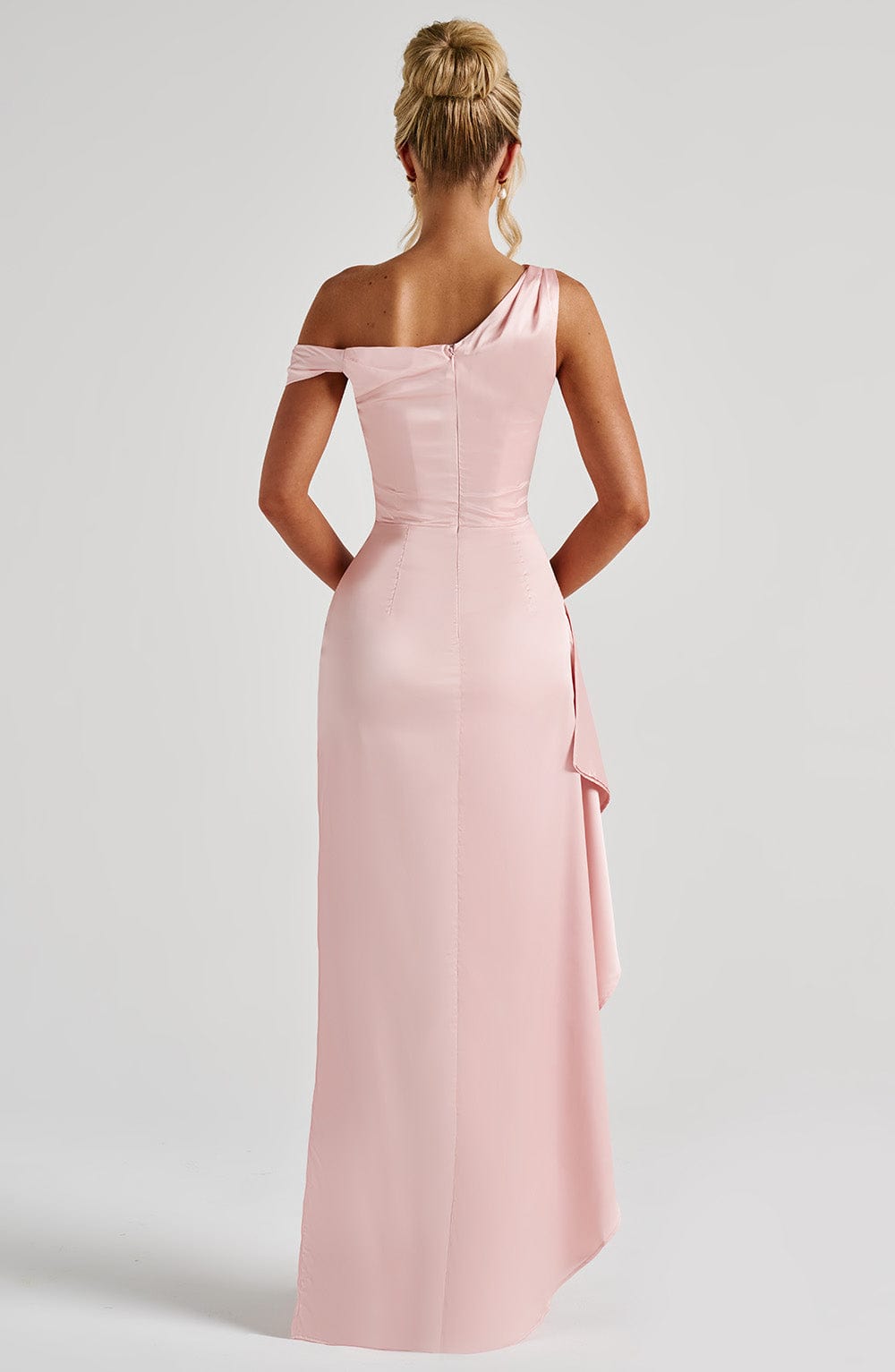 Juliene Maxi Elbise - Pudra