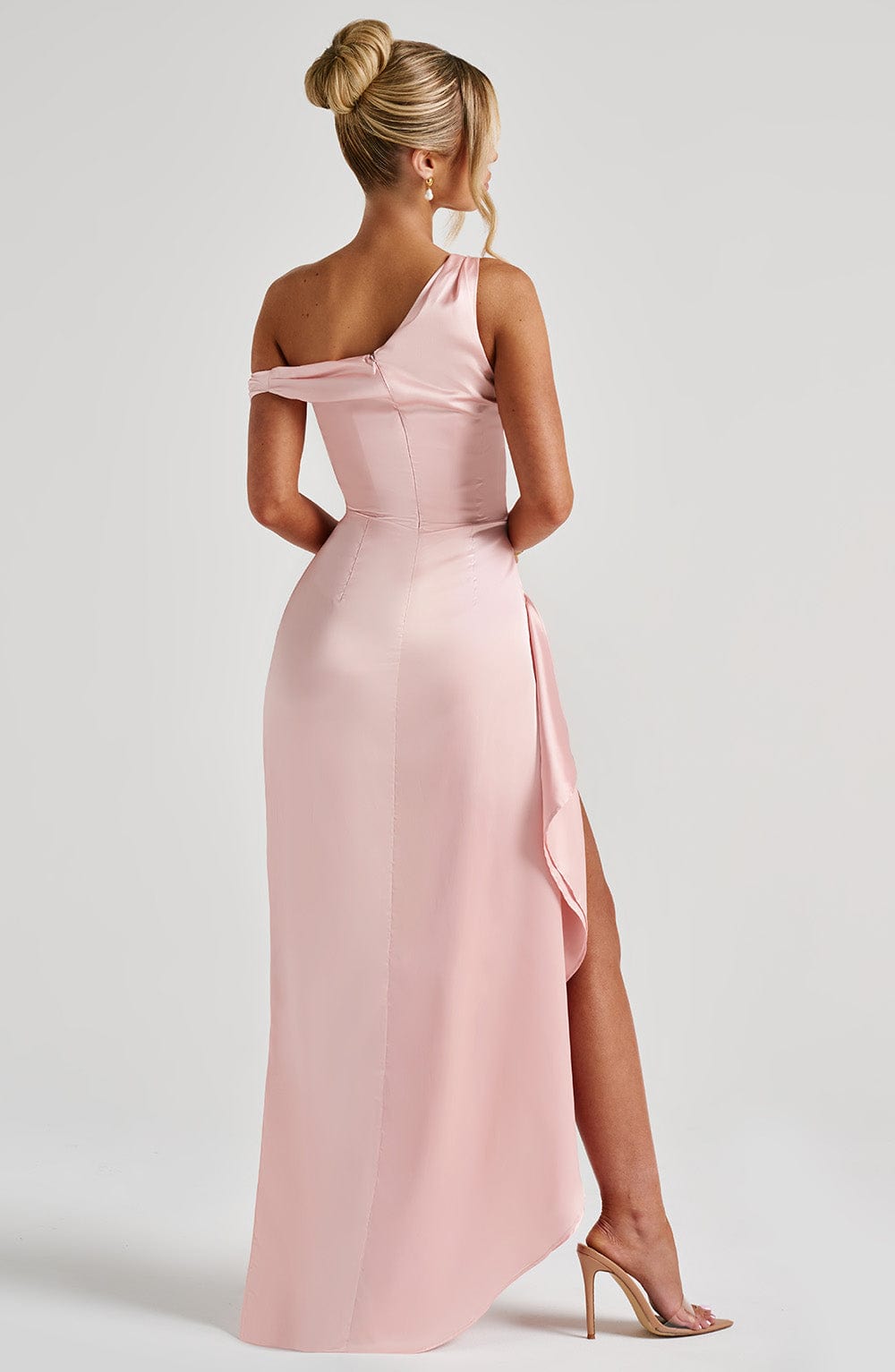 Juliene Maxi Elbise - Pudra