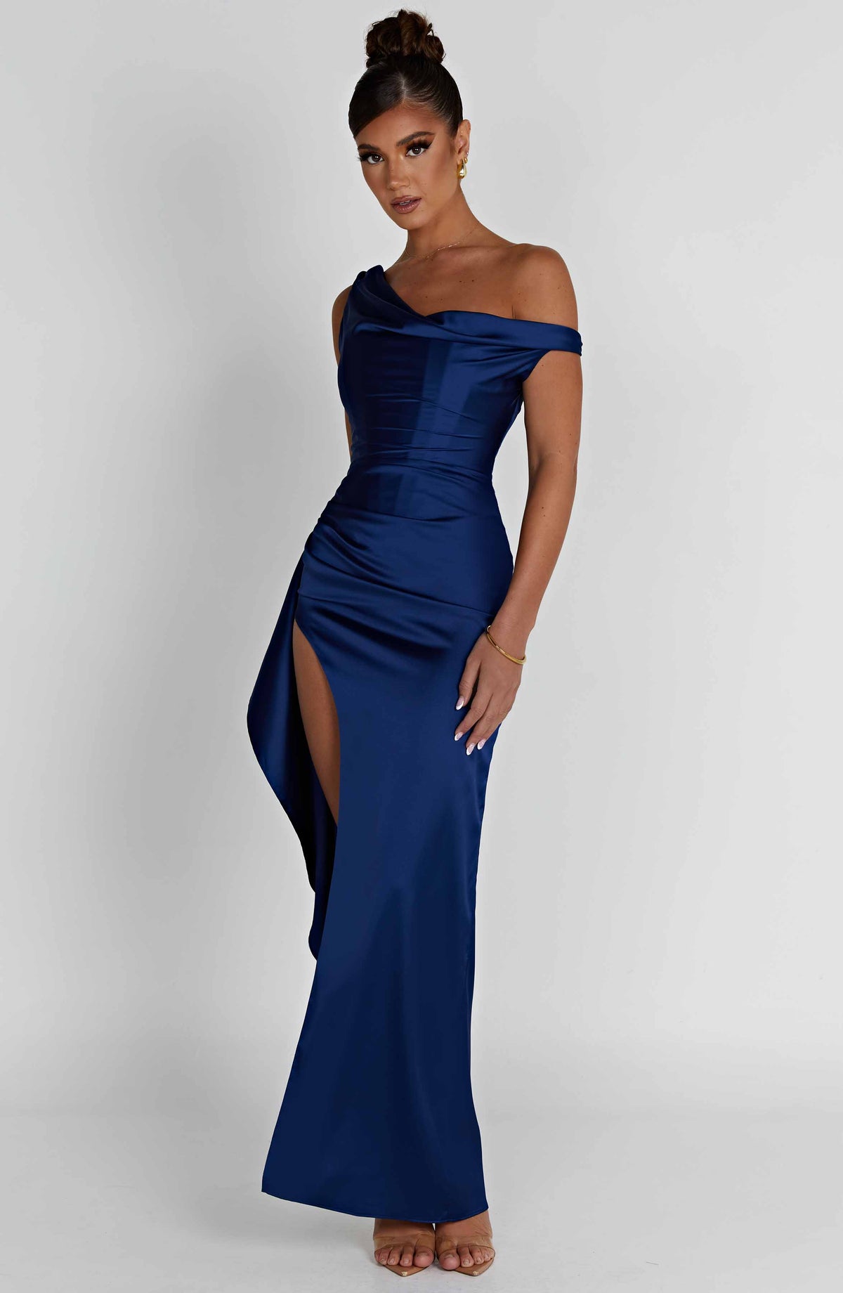 Juliene Maxi Elbise - Lacivert